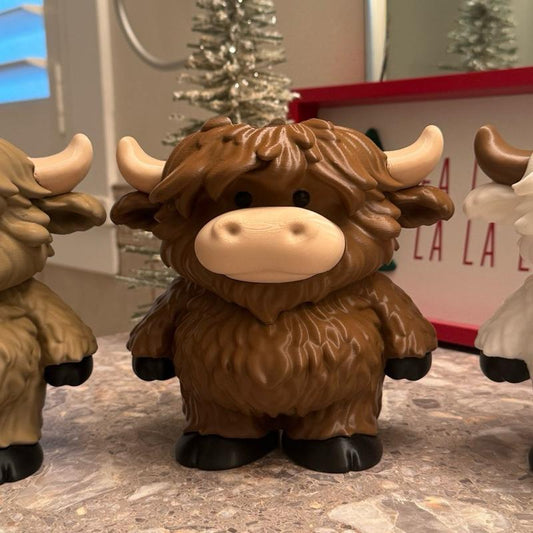 Highland Cow Soap Dispenser - Adorable Cutest Design Fits All Standard Bath & Body Works Foaming Soaps